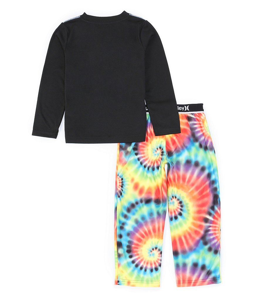 Hurley Kids 4-12 Spiral Tie Dye 2-Piece Pajamas Set