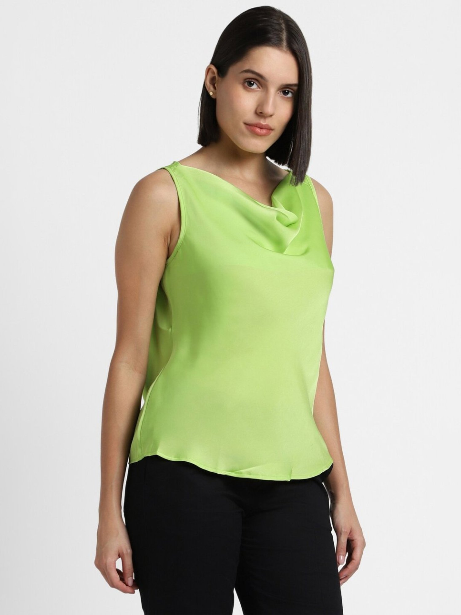 Allen Solly Green Regular Fit Top