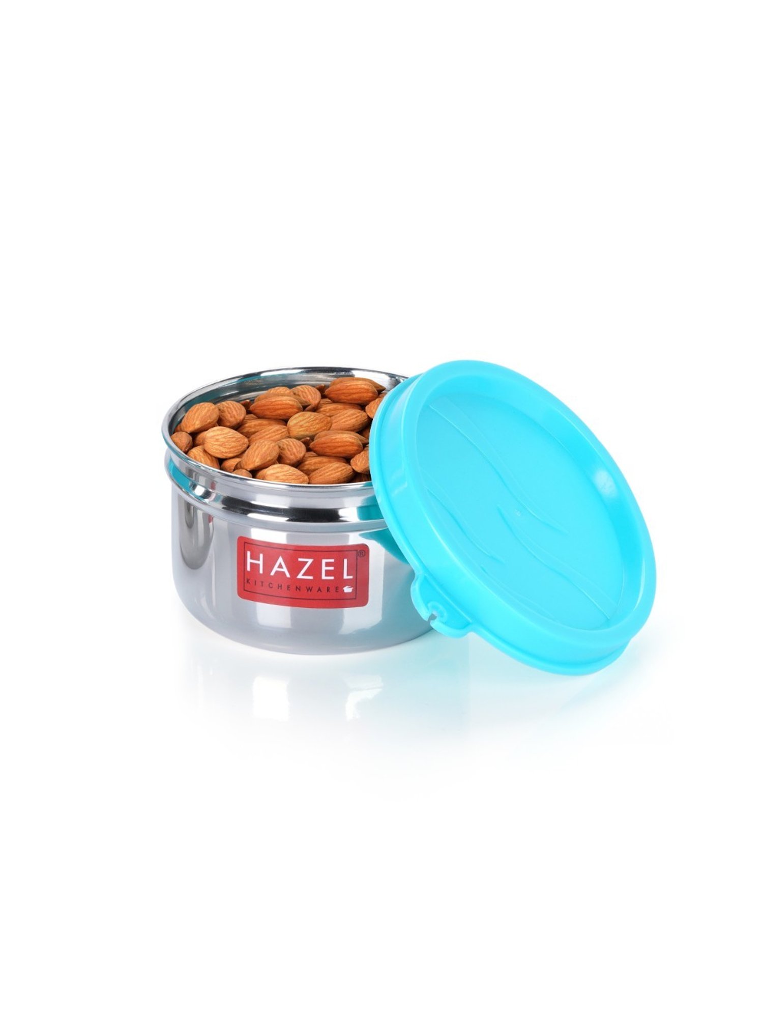 HAZEL Silver Stainless Steel Airtight Leak Proof Container (150 ML)