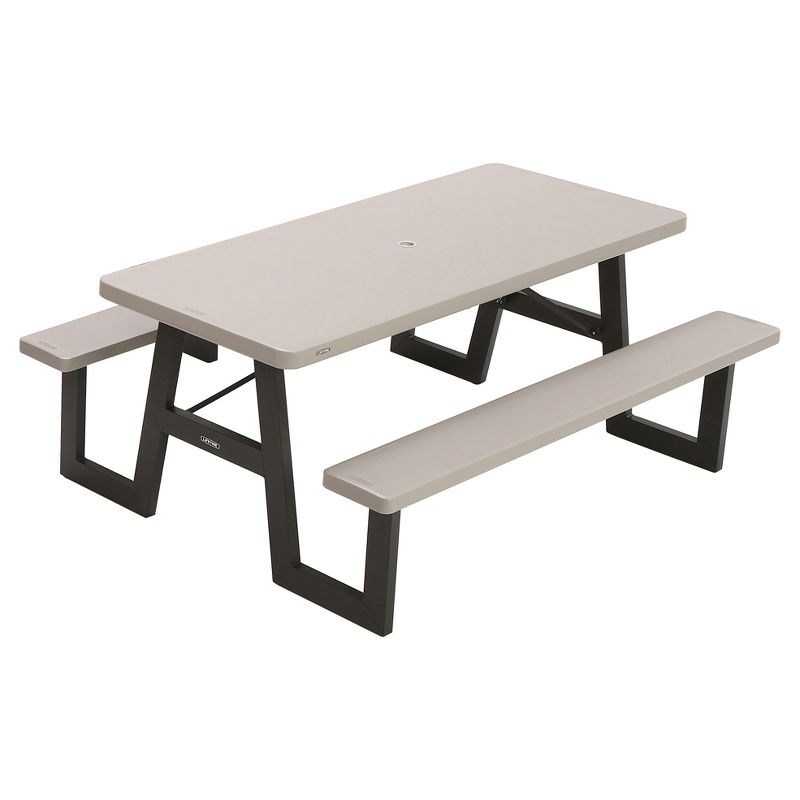 Rectangle Picnic Table Beige - Lifetime