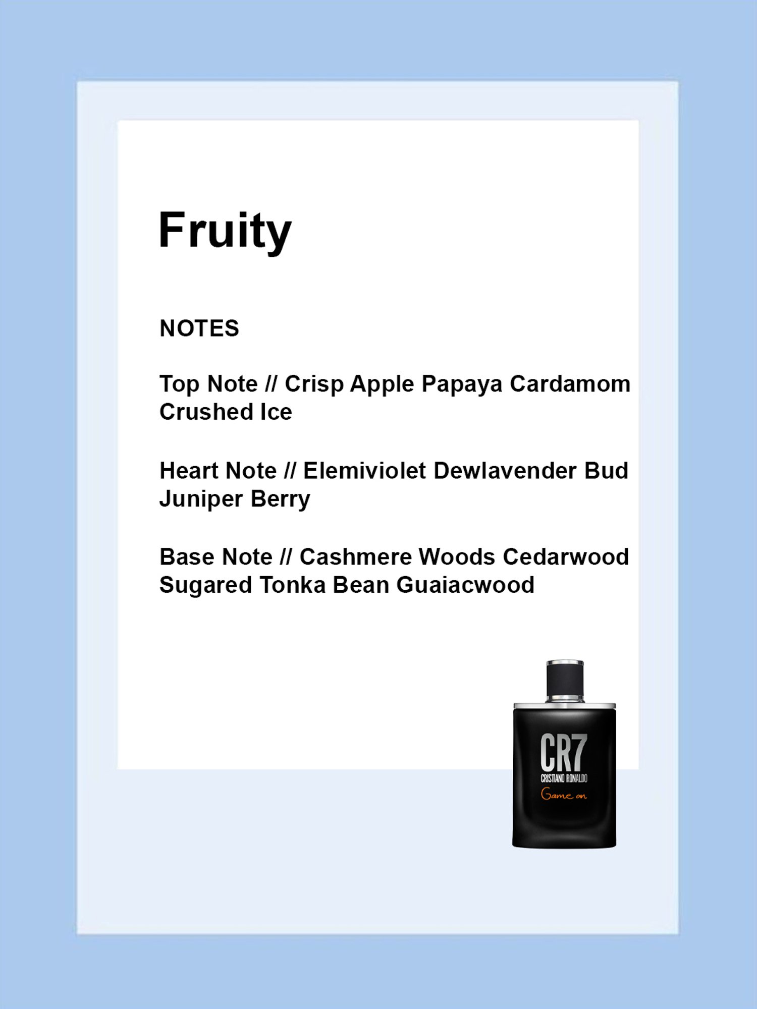 Cristiano Ronaldo CR7 Game On Eau de Toilette - 50 ml