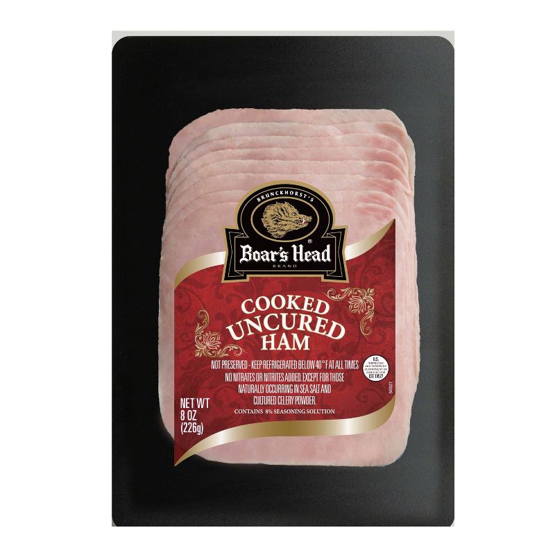 Boar's Head Sliced Cooked Ham - 8oz