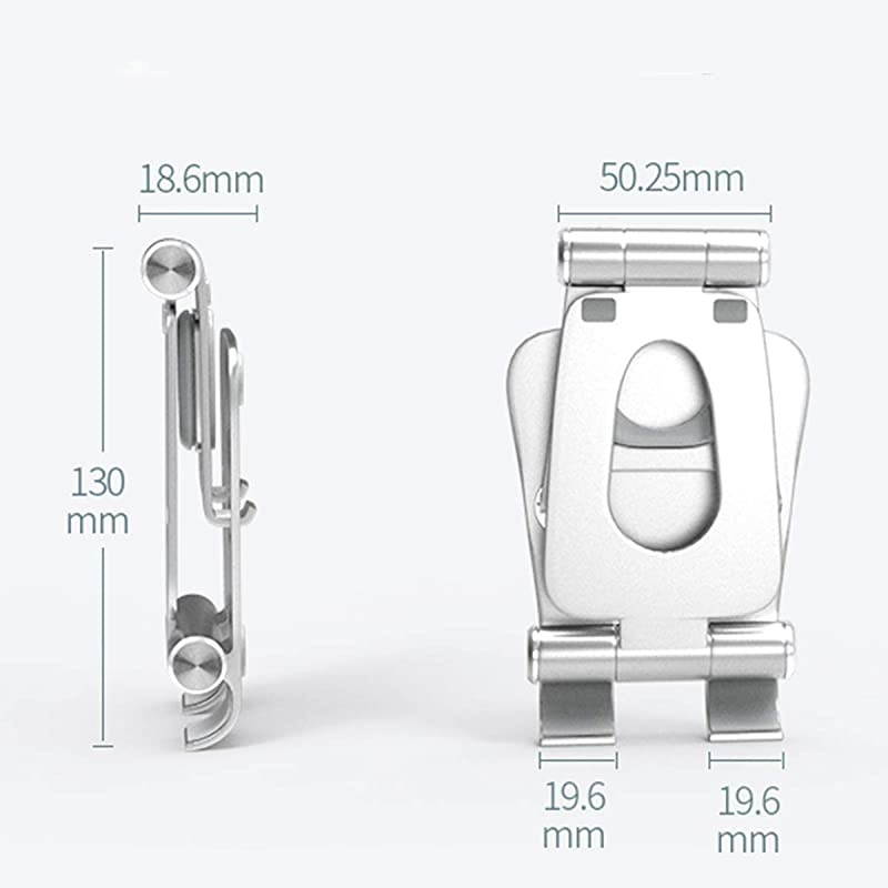 Phone/Tablet Stand,Double Foldable Holder for iPhone11 Pro Max Xs SE Desktop Stand for Apple Watch Charger, Holder Dock with iPad, Kindle, Nexus, Tab, E-Reader (4-13'')