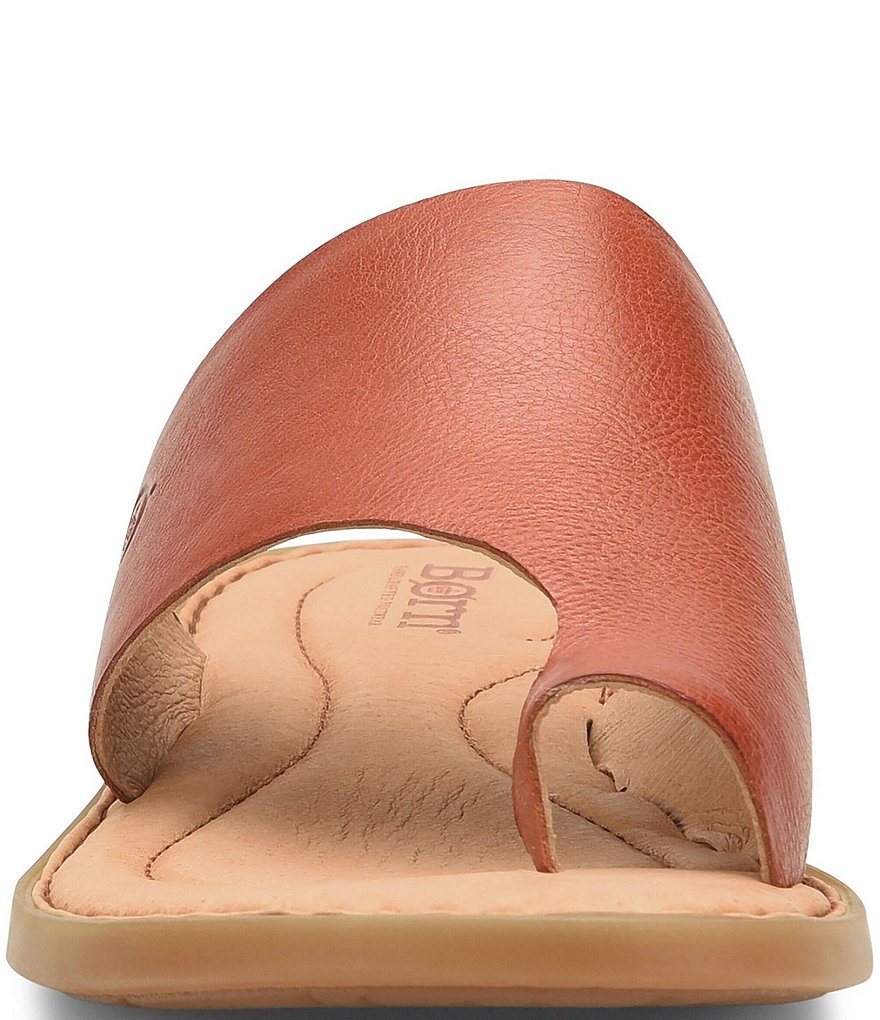 Born Inti Leather Toe Ring Sandals