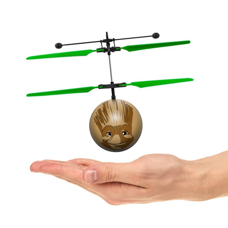 World Tech Toys Marvel Guardians of the Galaxy Baby Groot IR UFO Ball Helicopter