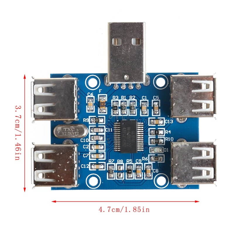 DC 5 V USB Hub USB2.0 Hub 4-Female Hub USB Expansion Board Module