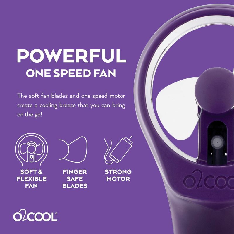 O2COOL Elite Handheld Misting Fan