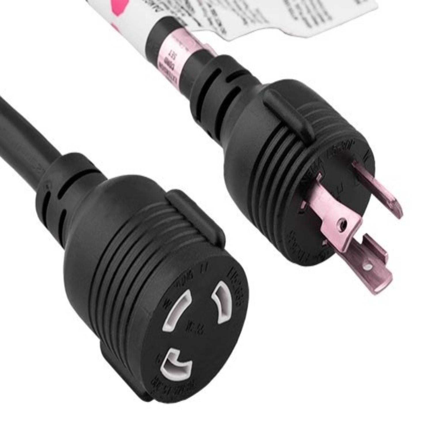 SANOXY Cables and Adapters; 3ft 10 AWG 30A 125V Extension Power Cord NEMA L5-30P to NEMA L5-30R