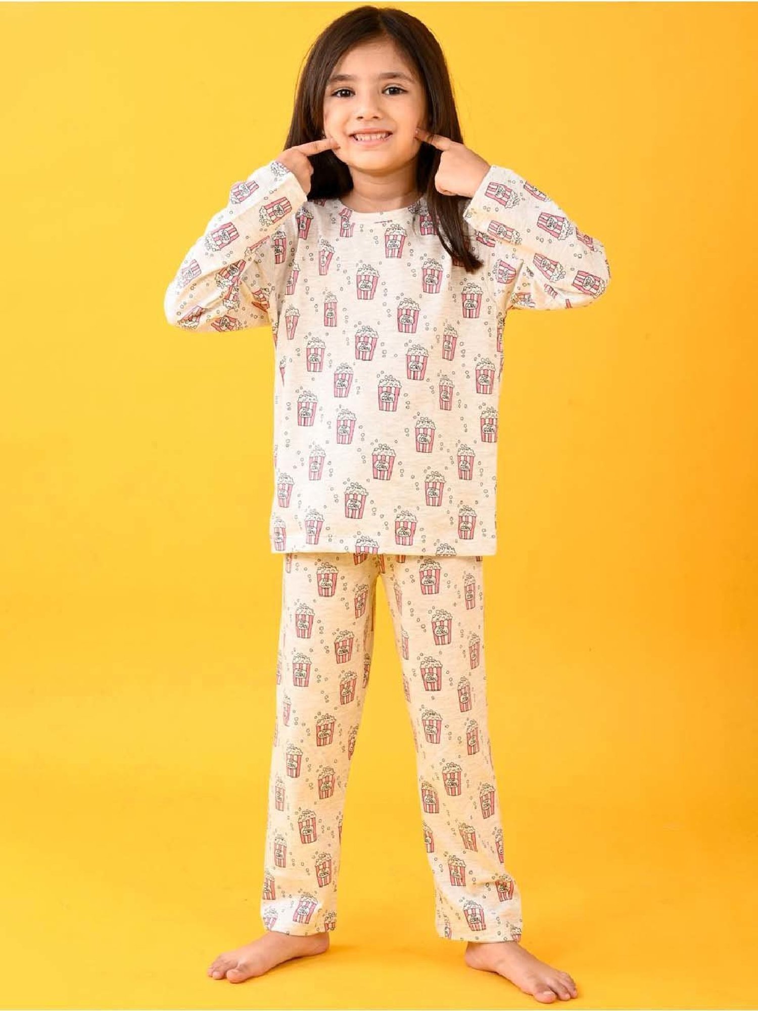 Jockey Girls Black Printed Shorts