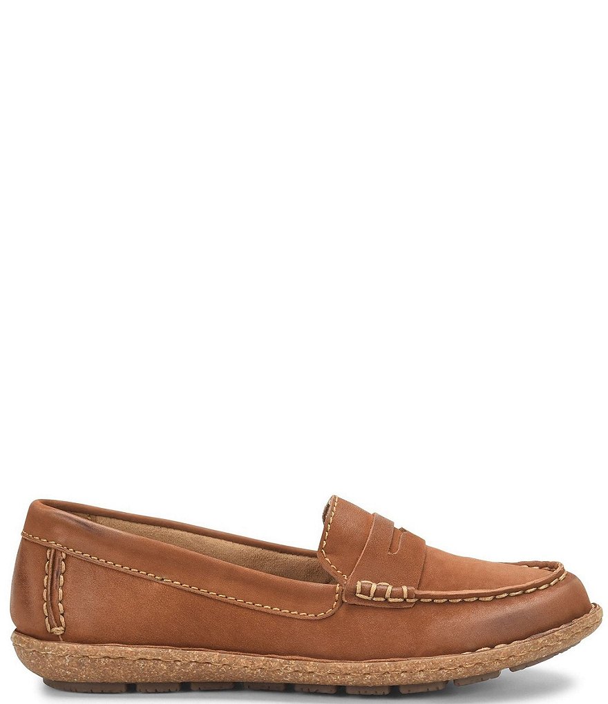 Born Nerina Suede Penny Loafers