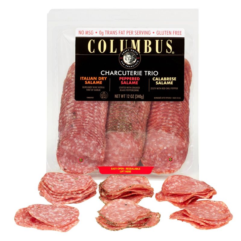 Columbus Salame Sampler Deli Meats - 12oz