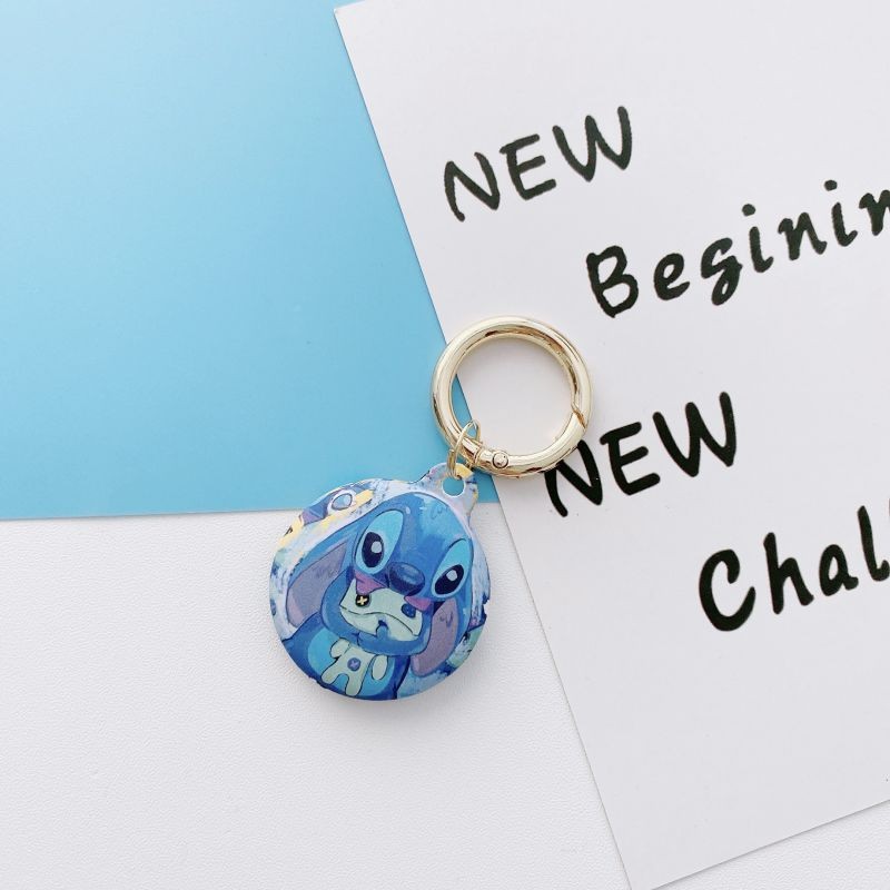 [6 PCS]Silicone Protective Case for AirTags, Tracker Lightweight Soft Protective Skin Cover Accessories Finder Holder with Key Chain Anti-Loss Design Compatible with Apple AirTags 2021