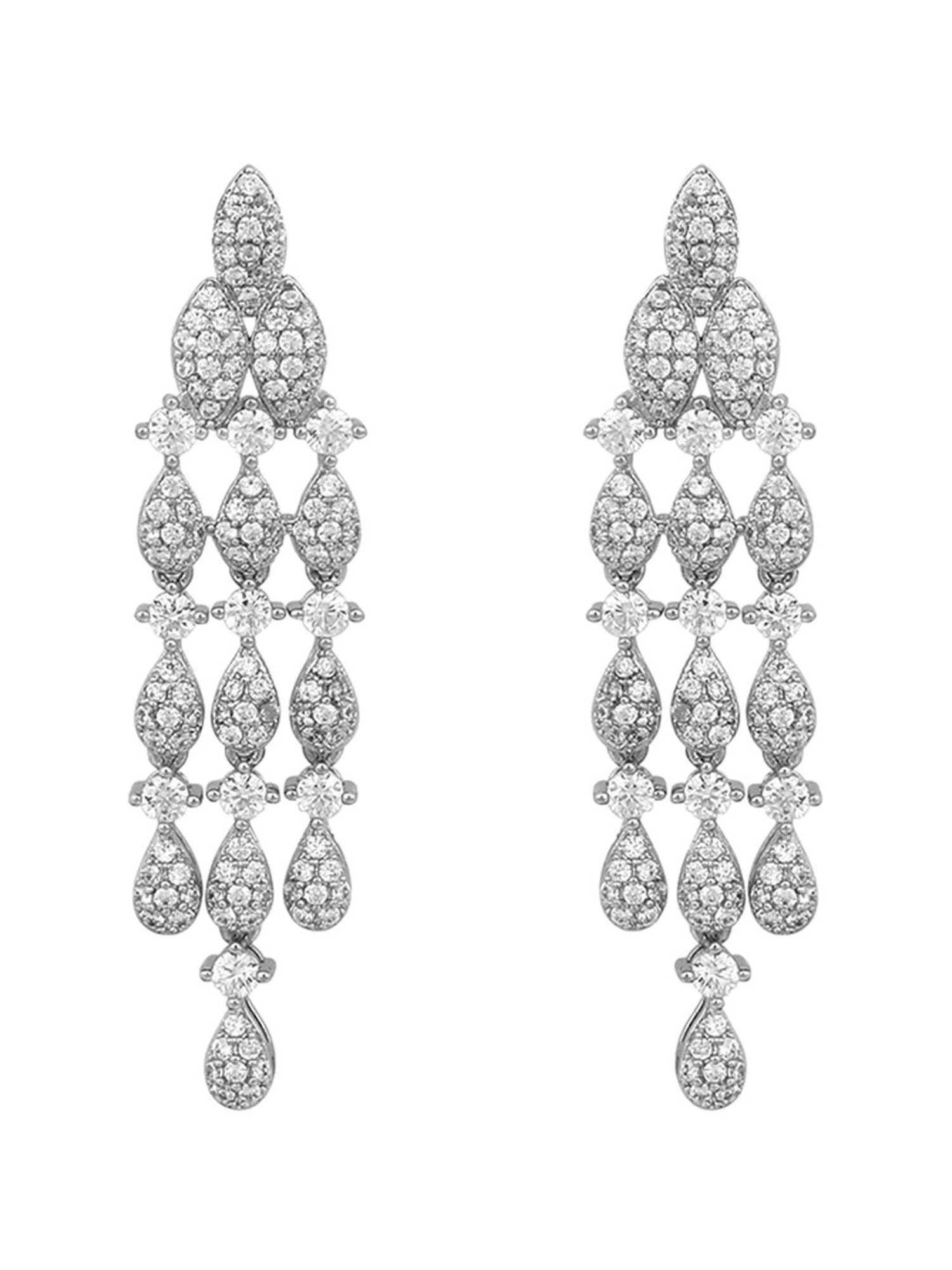 The Real Effect London 800 Silver Earrings for Women