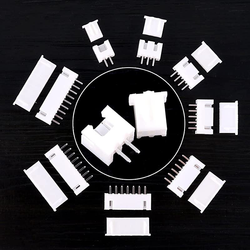 1180 Pieces 254mm 23456789 Pin Housing Adapter Cable Connector Socket Male and Female with 254mm Female Pin Header Connector Perfectly Compatible with JSTXHP Connector Kit