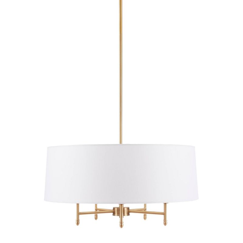 Presidio Chandelier White/Gold