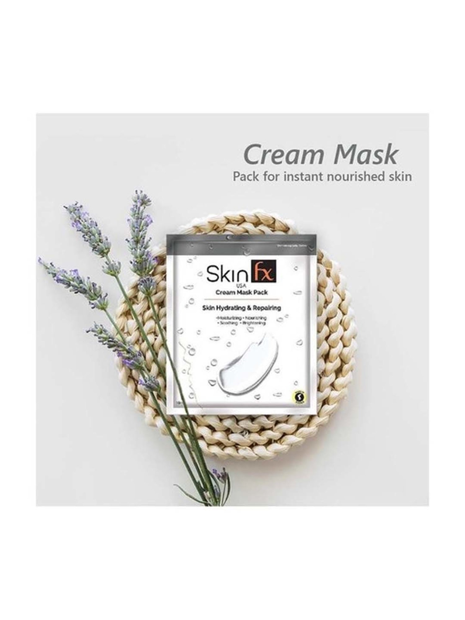 Skin Fx Nourishing Foot Mask & Hydrating Cream Mask - Pack of 2