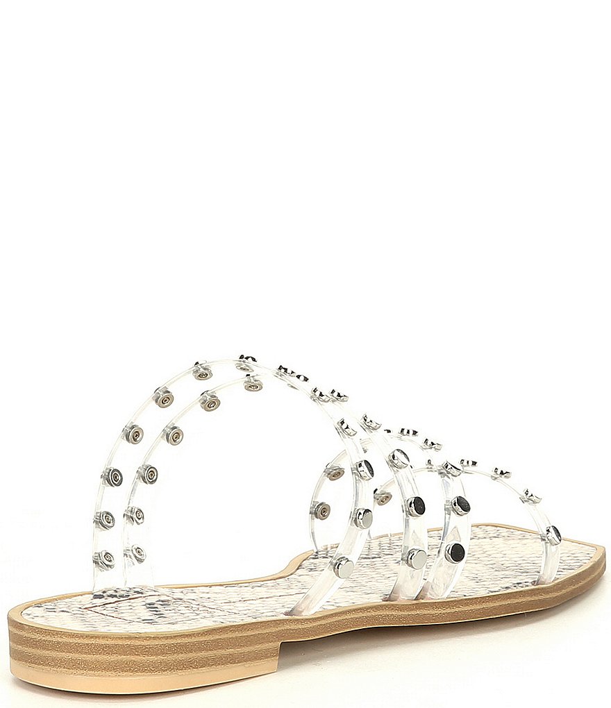 Dolce Vita Izabel Clear Studded Detail Sandals