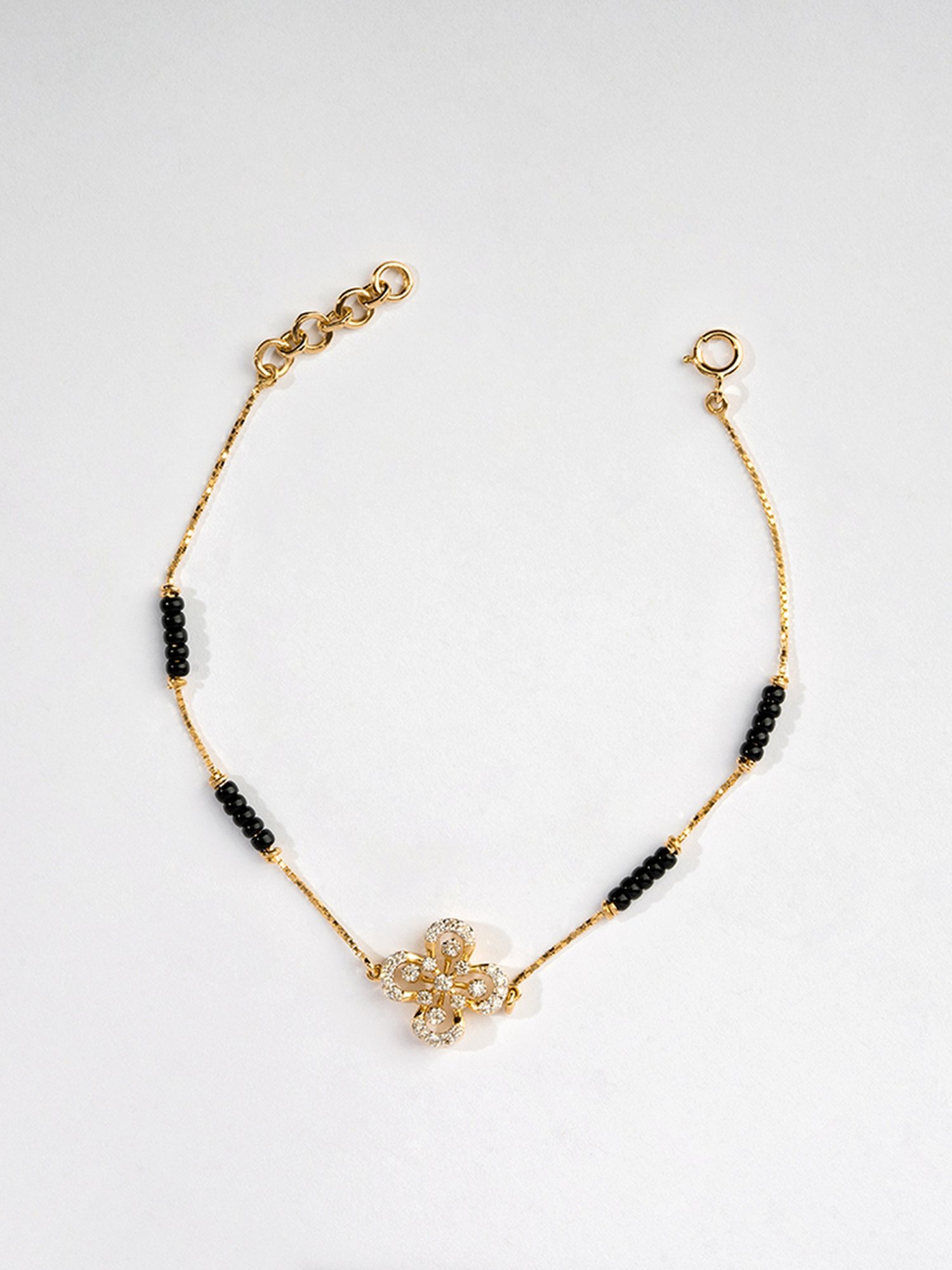 P.N.Gadgil Jewellers 14k Gold Epitomie Flexible Fit Diamond Bracelets For Women