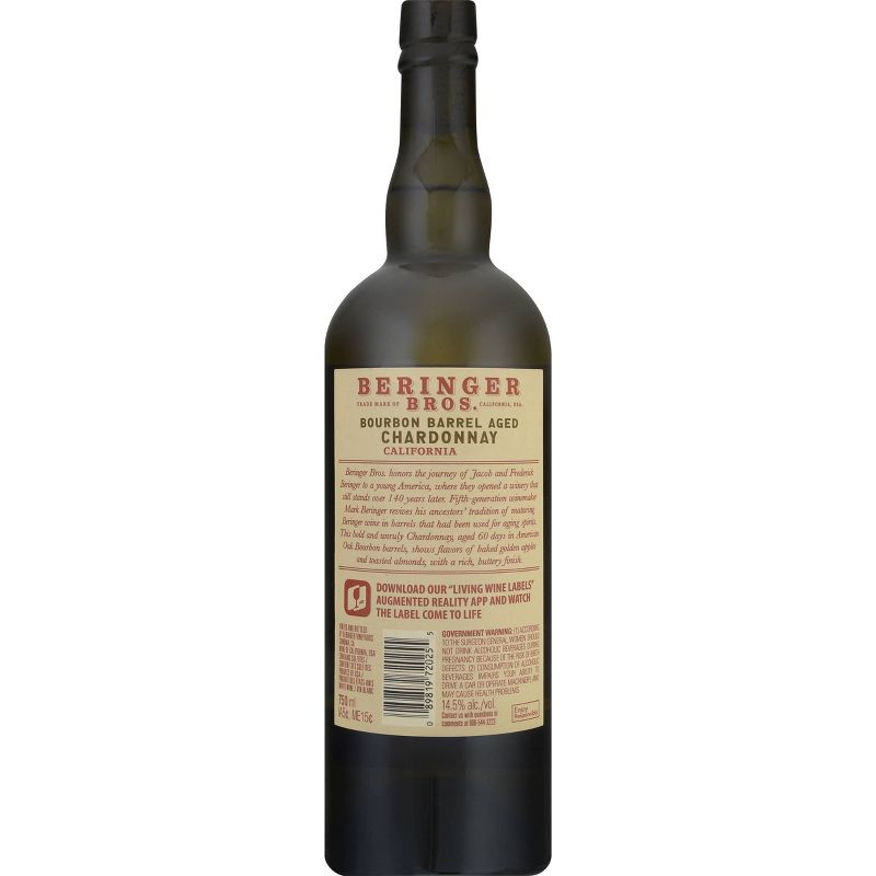 Beringer Bros. Bourbon Barrel Chardonnay White Wine - 750ml Bottle