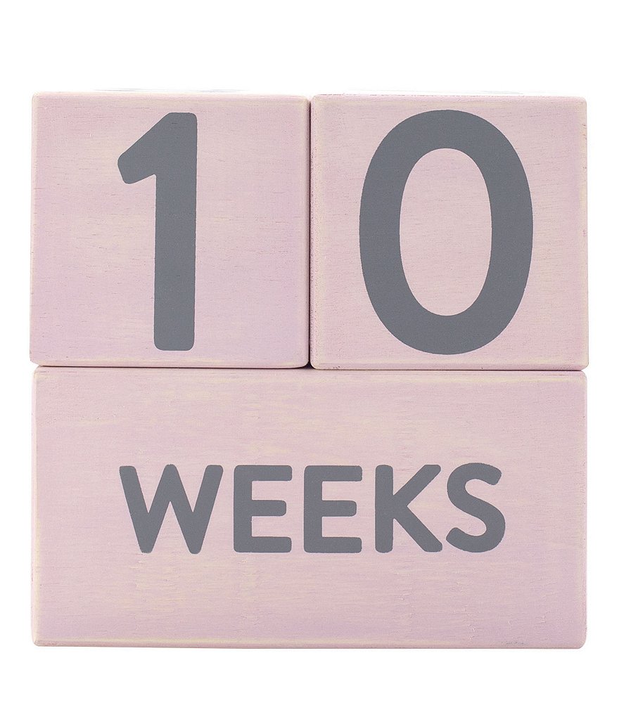 Pearhead Milestone Wooden Age Blocks