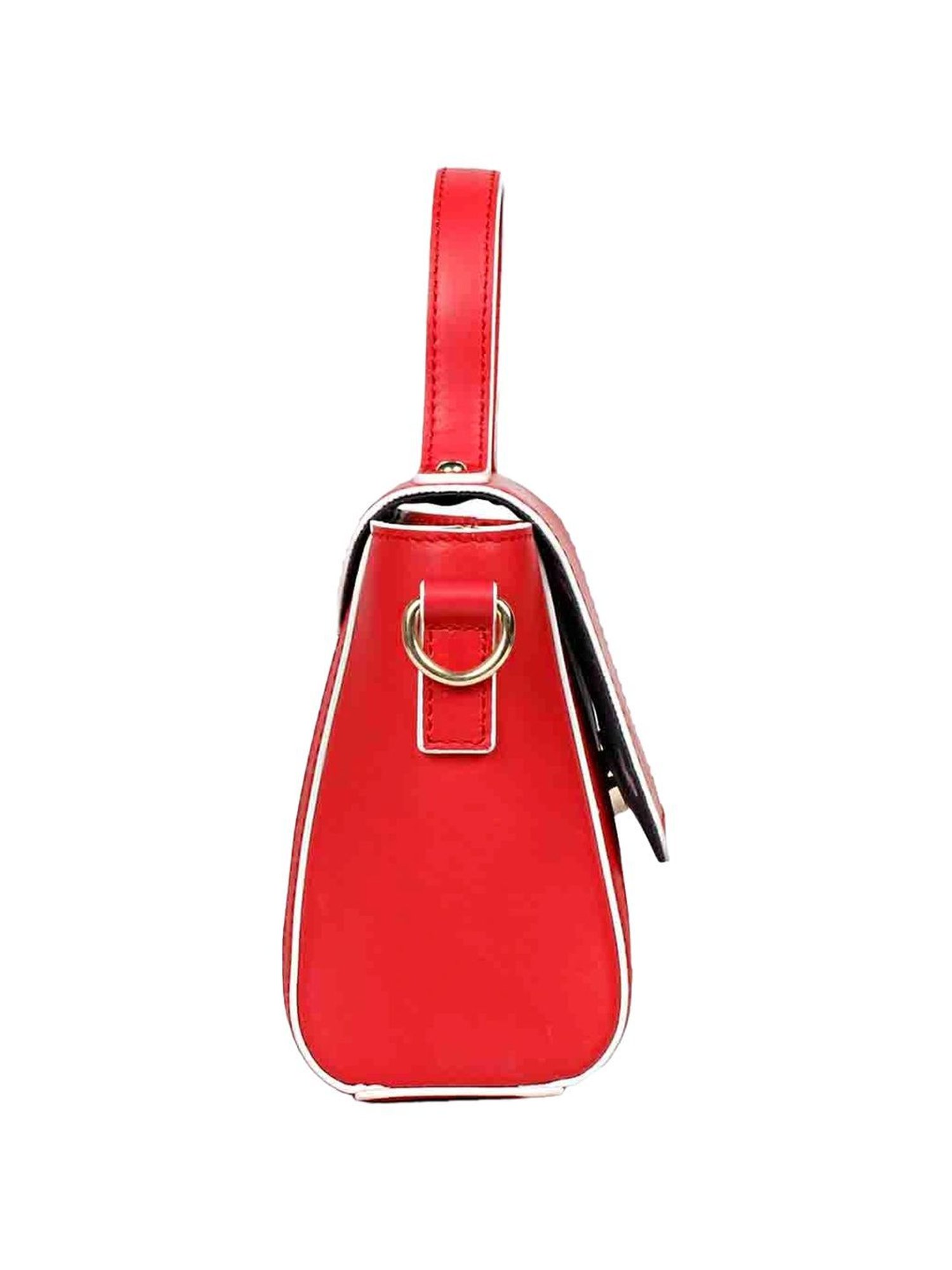 Saint G Red Solid Small Handbag