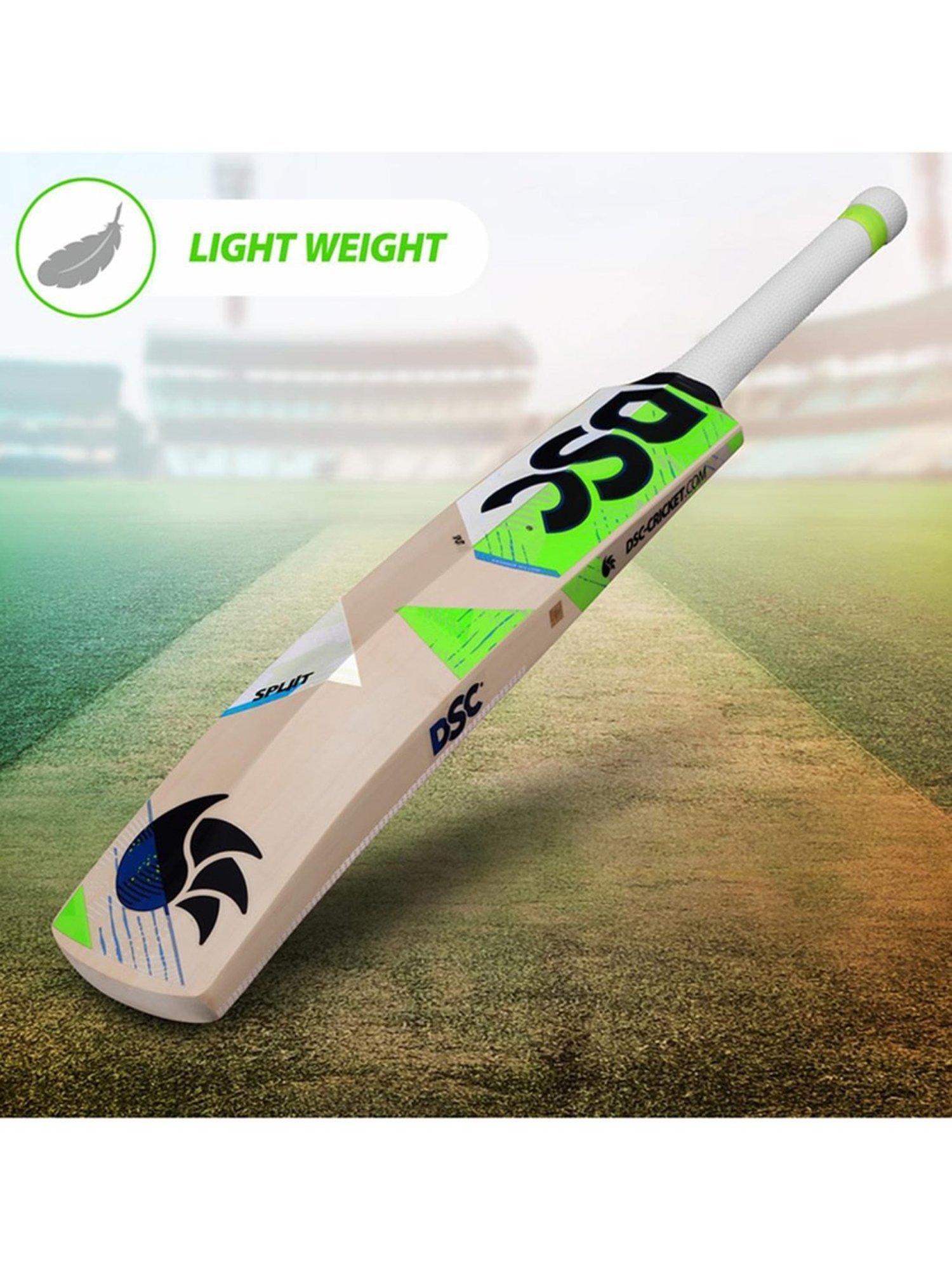 DSC Spliit 11 Kashmir Willow Cricket Bat Size - 4