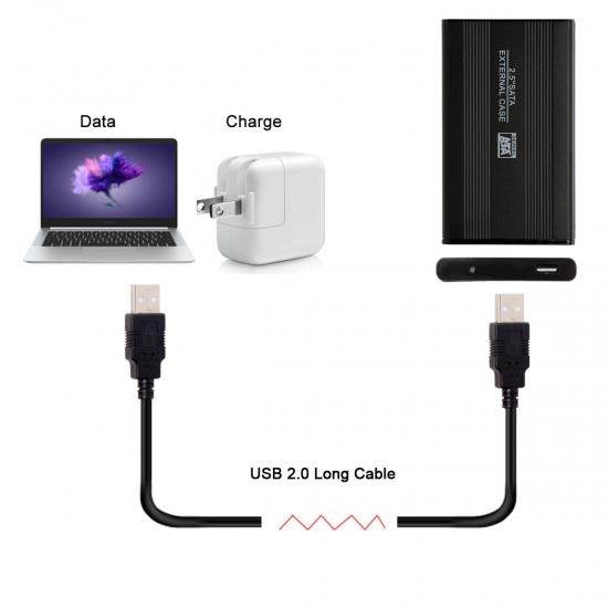 Cablecc 3m USB Type-A Male to USB 2.0 Male Data Cable for Hard Disk & Scanner & Printer