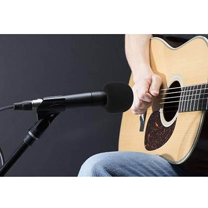 SM57 Pop Filter Foam Cover Mic Windscreen Wind Cover Customized for Shure SM57 Microphone to Blocks Out Plosives by  2 PCS