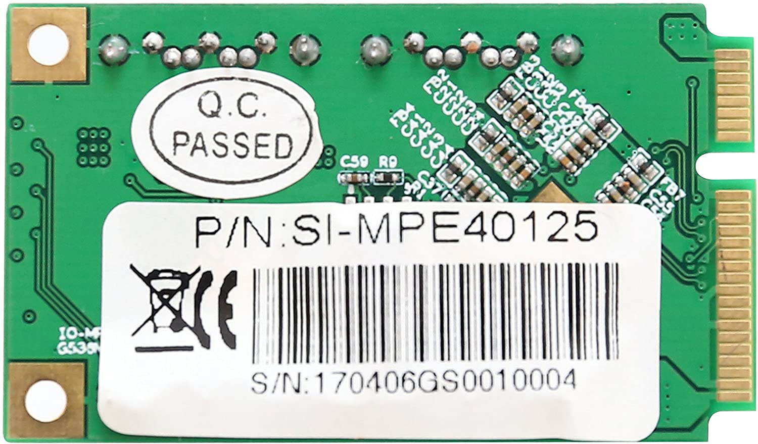 IOCrest 4 Port SATA III Mini PCI-e Controller Card - SI-MPE40125