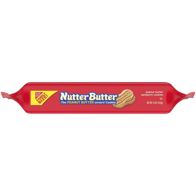 Nutter Butter Peanut Butter Sandwich Cookies - Family Size - 16oz