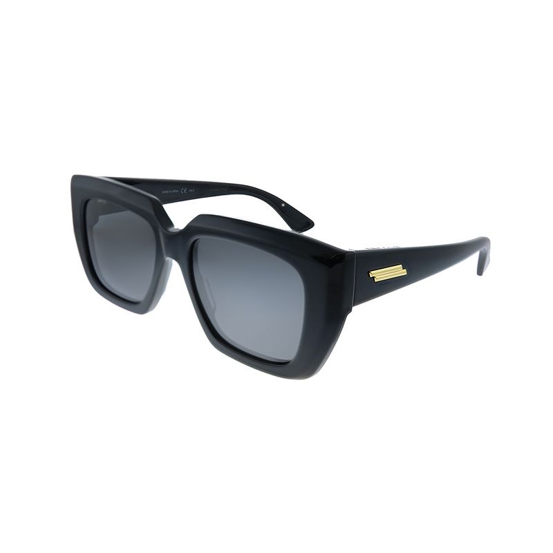 Bottega Veneta BV 1030S 001 Womens Geometric Sunglasses Black 52mm