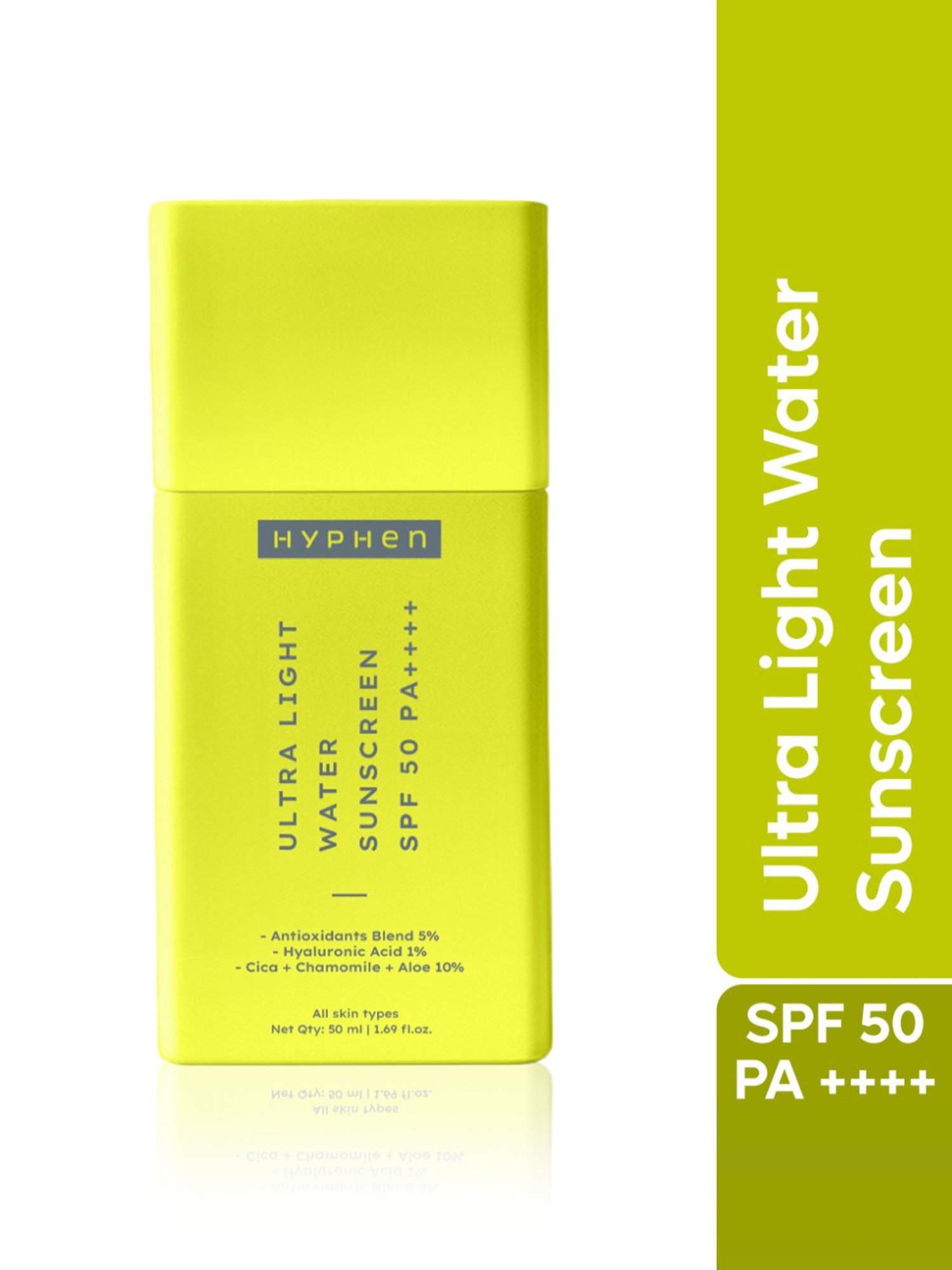 Hyphen Ultra Light Water Sunscreen SPF 50 PA++++ - 50 ml