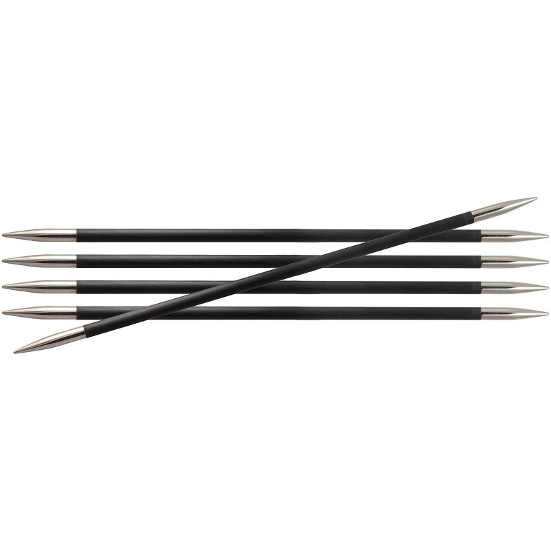 Knitter's Pride-Karbonz Double Pointed Needles 6"-Size 6/4mm