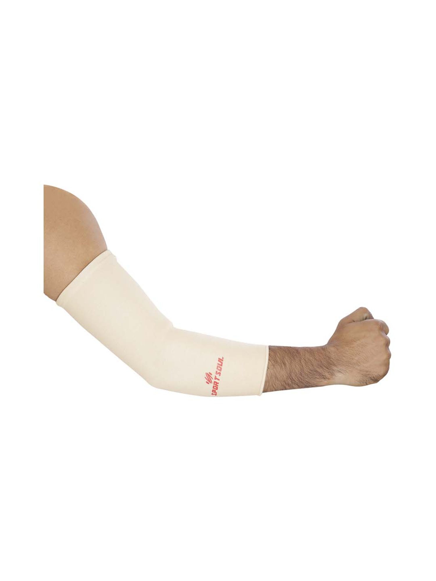 SportSoul Beige Premium Compression Elbow Support (XL)