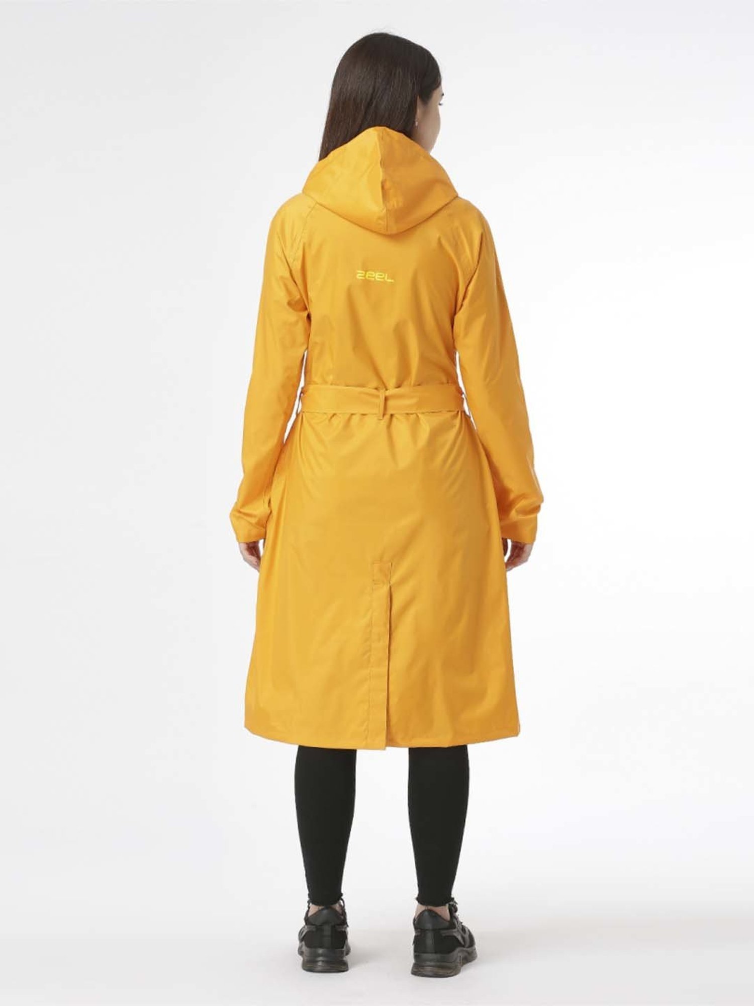 Zeel Yellow Regular Fit Rain Jacket