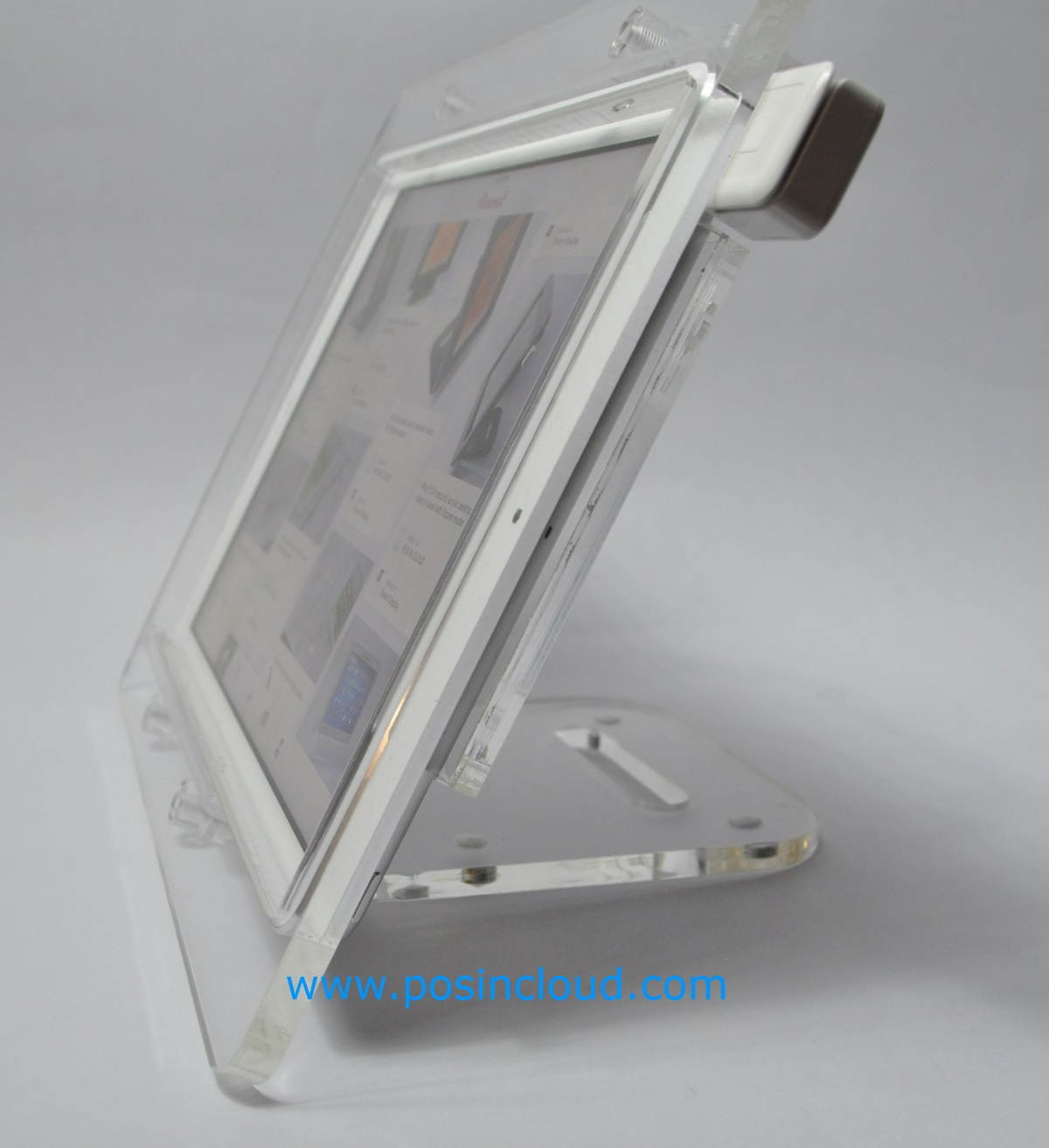 iPad Pro 9.7 Security Anti-Theft Kit for Kiosk, POS, Store, Show Display (Clear Desktop Stand)