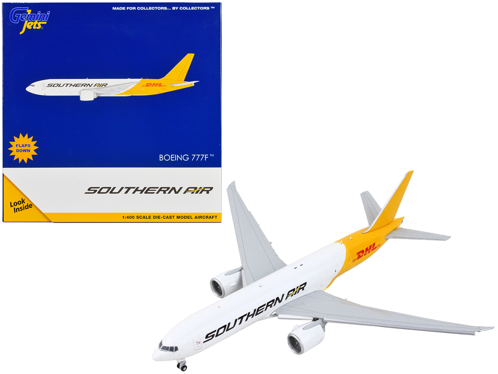 Boeing 737-800 Commercial Aircraft with Flaps Down "Southwest Airlines - Freedom One" American Flag Livery "Gemini 200" Series 1/200 Diecast Model Airplane by GeminiJets