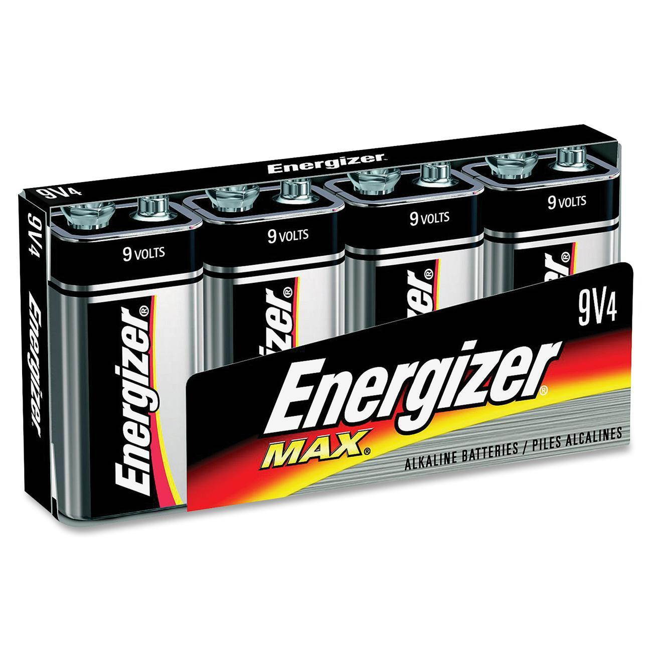 Energizer MAX, 9V, 522BP4, 4 PACK