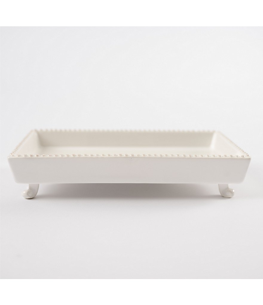 Gourmet Basics by Mikasa Avilla Picnic Plate Napkin and Flatware Storage Caddy with Paper Towel Holder