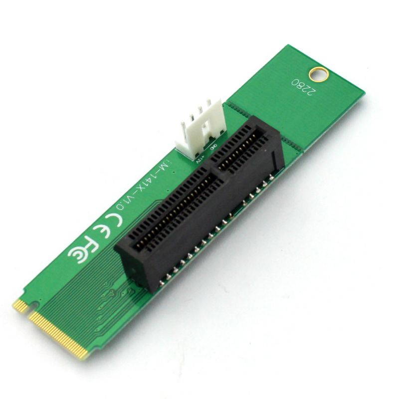 Q13025 WBTUO LM-141X-V1.0 Drive M.2 NGFF to PCI-E X4 Adapter Card for Desktop PC