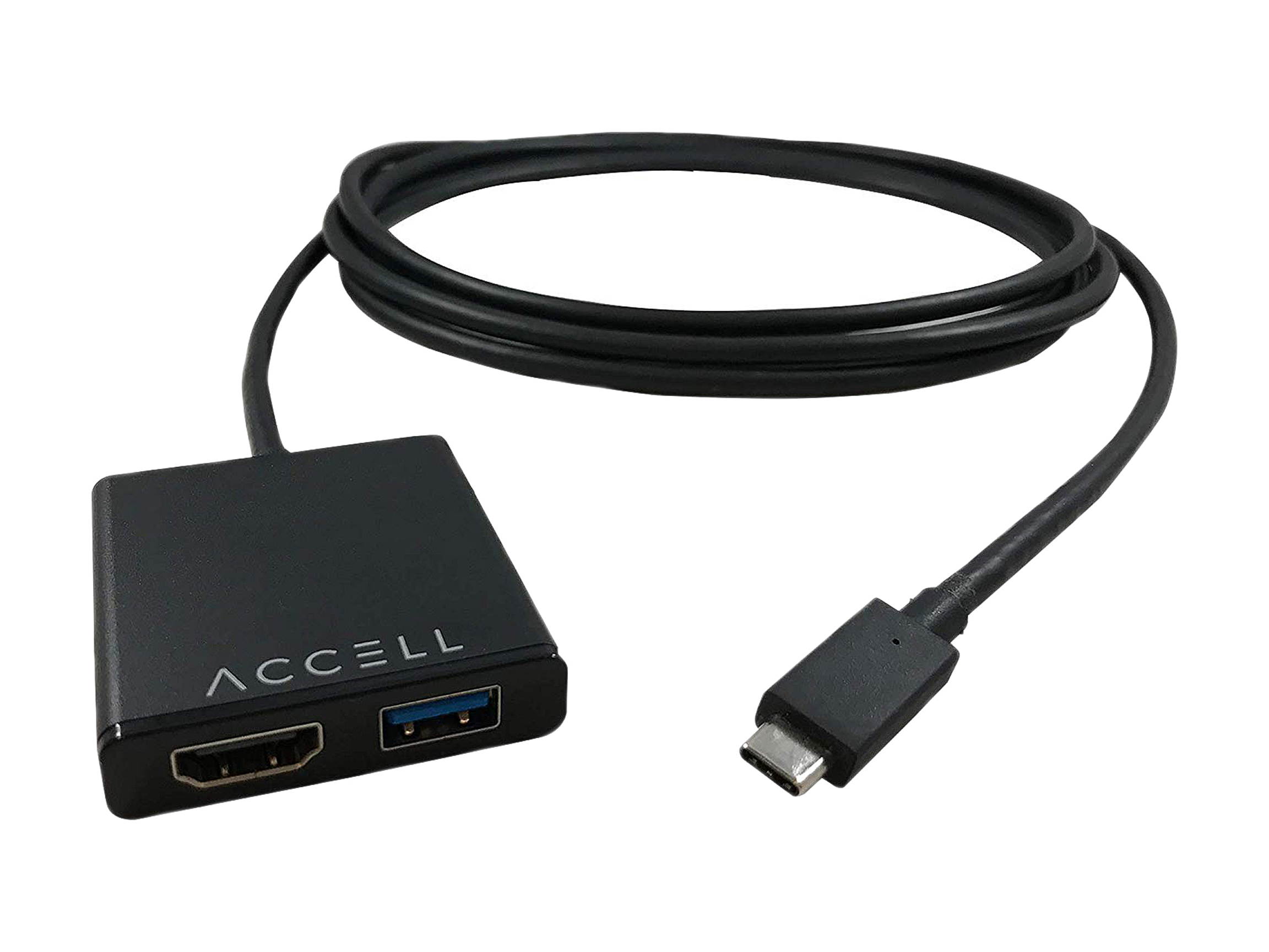 Accell J231C-008B-3 USB-C VR Adapter Oculus Ready USB-C to HDMI & USB-A 8 ft.