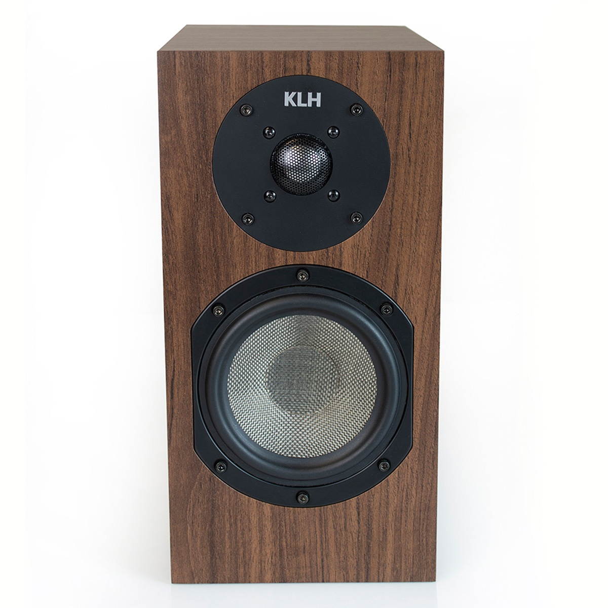 KLH Albany II 2-Way Bookshelf Speakers - Pair (European Walnut)