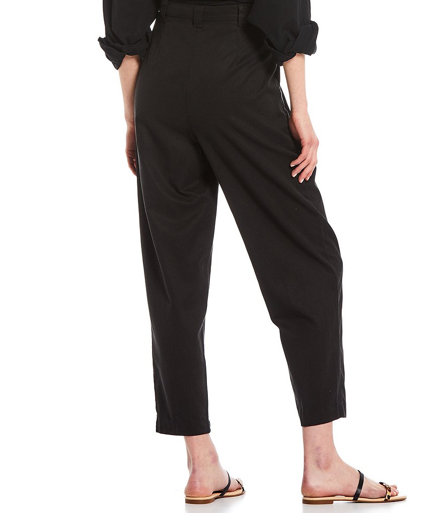 Every Pleated Flat Front Tapered Leg Chino Pants