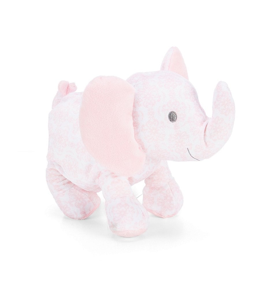 Little Me Baby Girls Damask Elephant Plush
