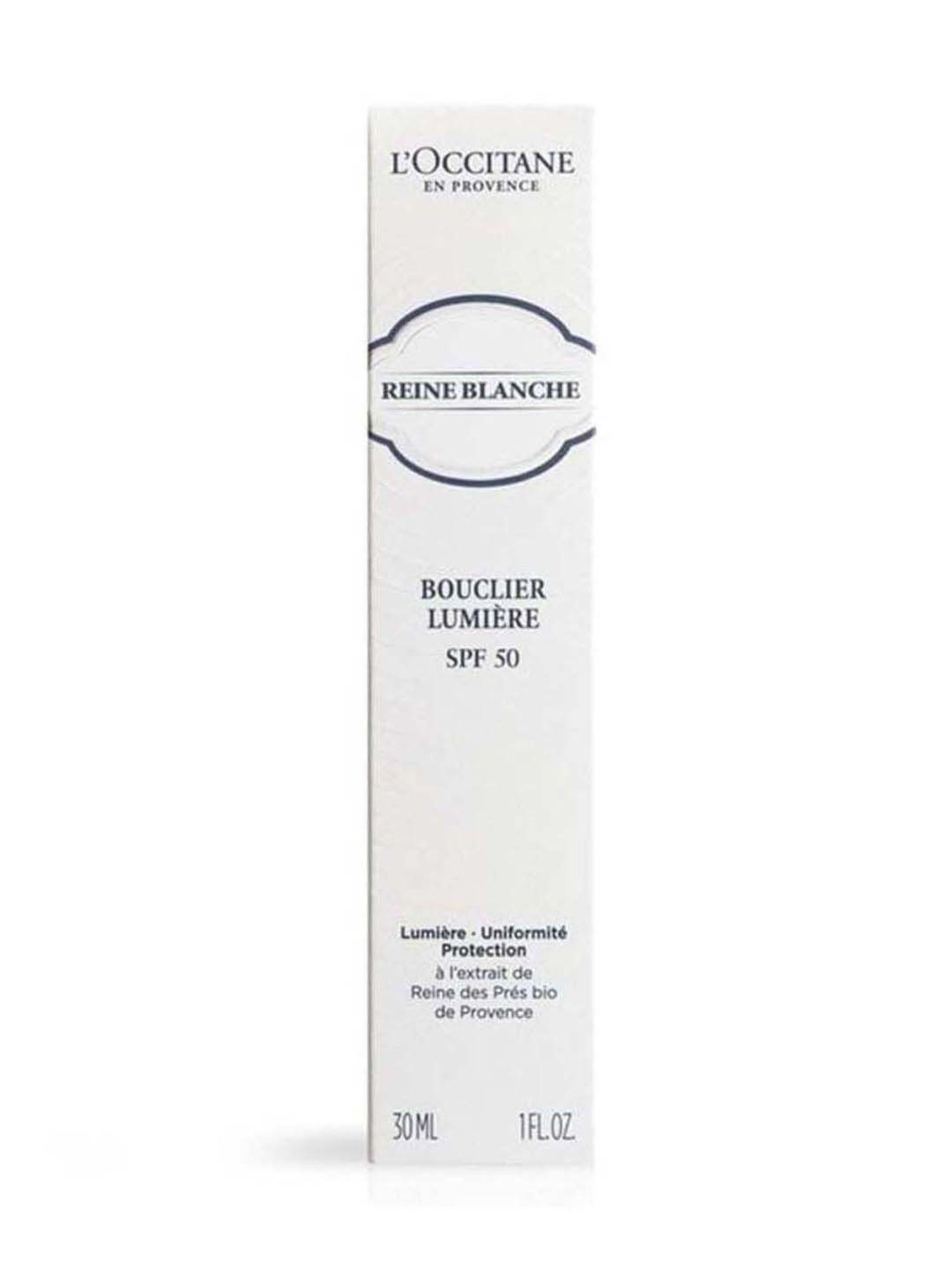 L'Occitane SPF 50 Reine Blanche Illuminating UV Shield Sunscreen 30 ml
