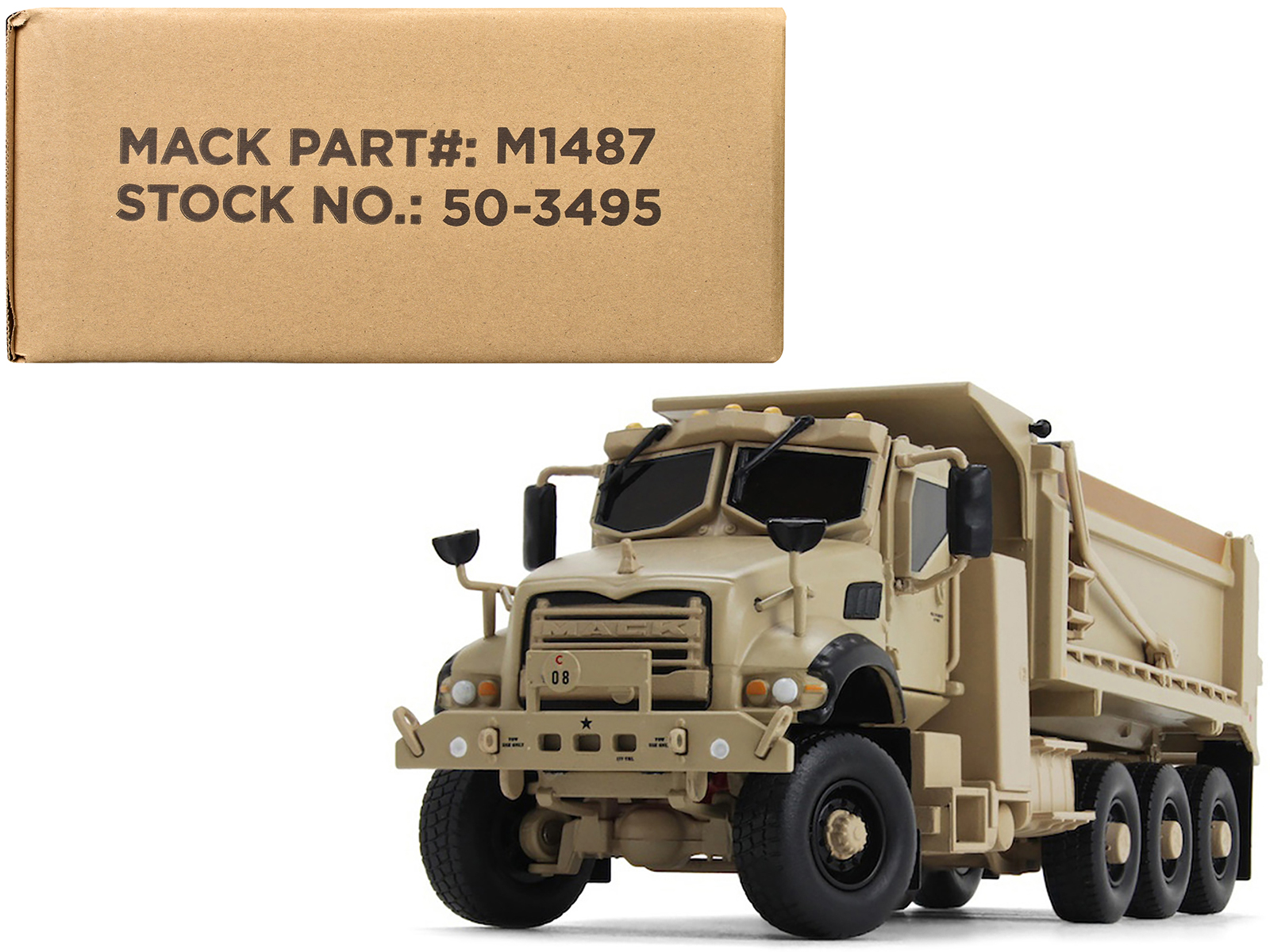 2019 Mack Granite Dump Truck "New York City Department of Parks & Recreation" Dark Green "S.D. Trucks" Series 19 1/64 Diecast Model by Greenlight