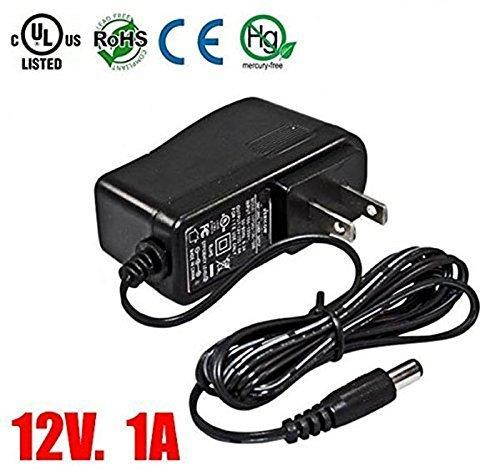 Amamax&reg; Wall Adapter Power Supply - 12VDC 1A, 5.5mm - 2.1mm Plug UL Listed