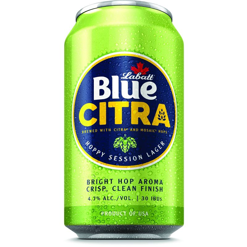 Labatt Blue Citra Lager Beer - 12pk/12 fl oz Cans