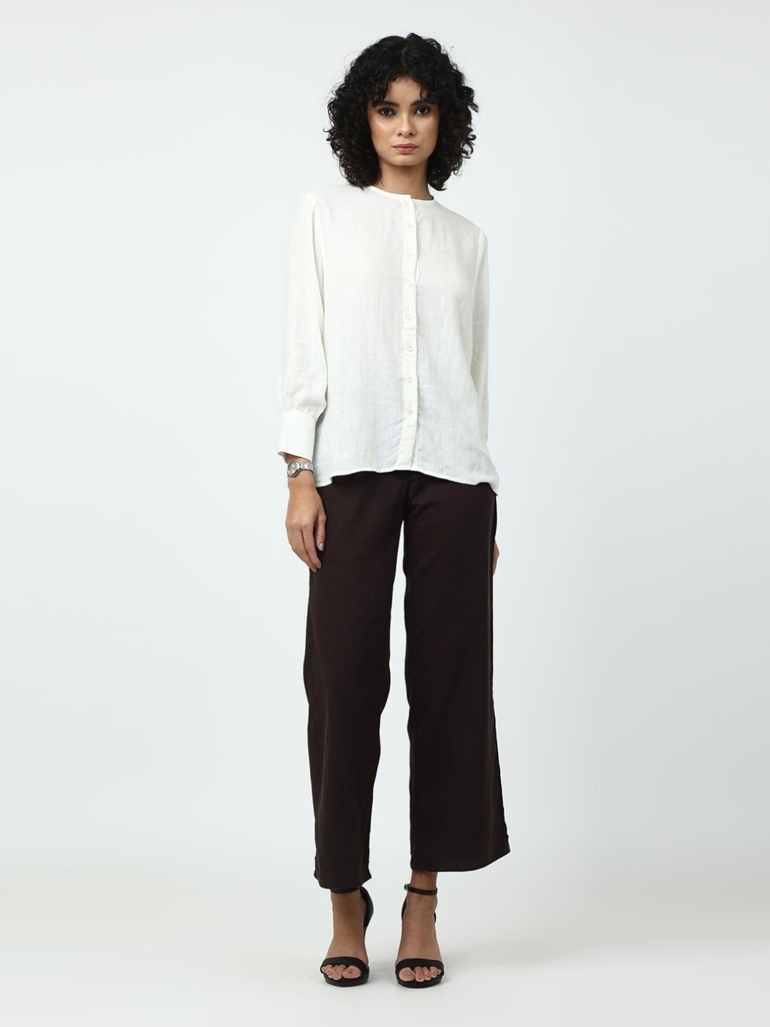 Saltpetre Off-White Puff Sleeve Shirt