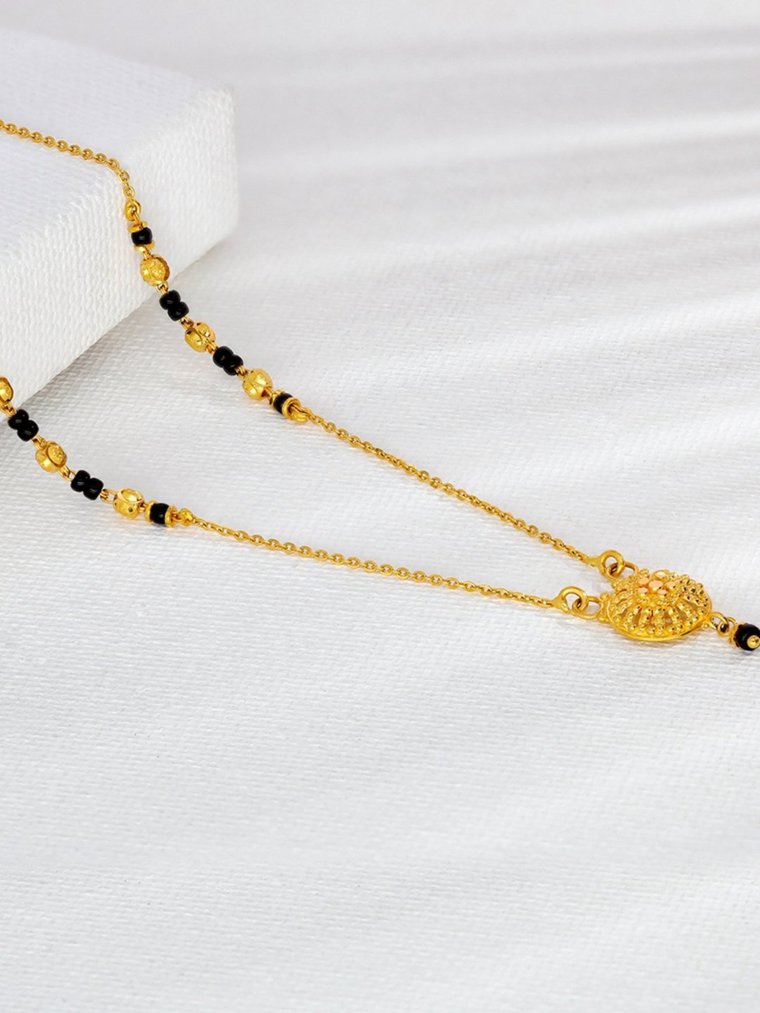 P.N.Gadgil Jewellers Gold Tassel Fusion Mangalsutra For Women